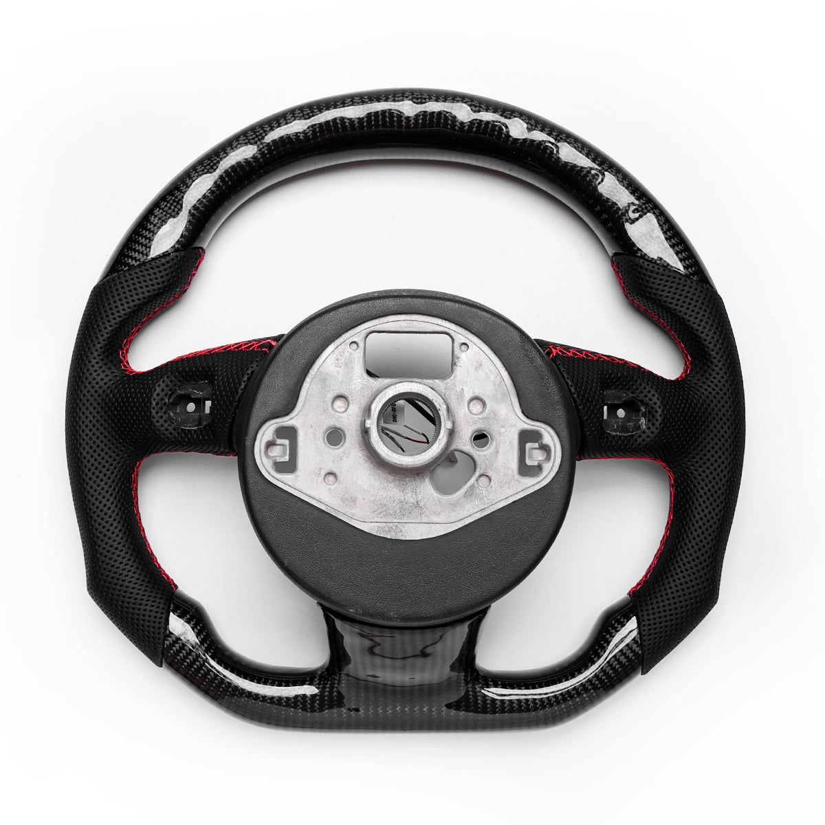 Revolve carbon fiber Flat Customized Sport LED Steering Wheel 2012-2016 RS4 RS5 RS6 RS7 S/A 4 5 6 7 - revolvesteering