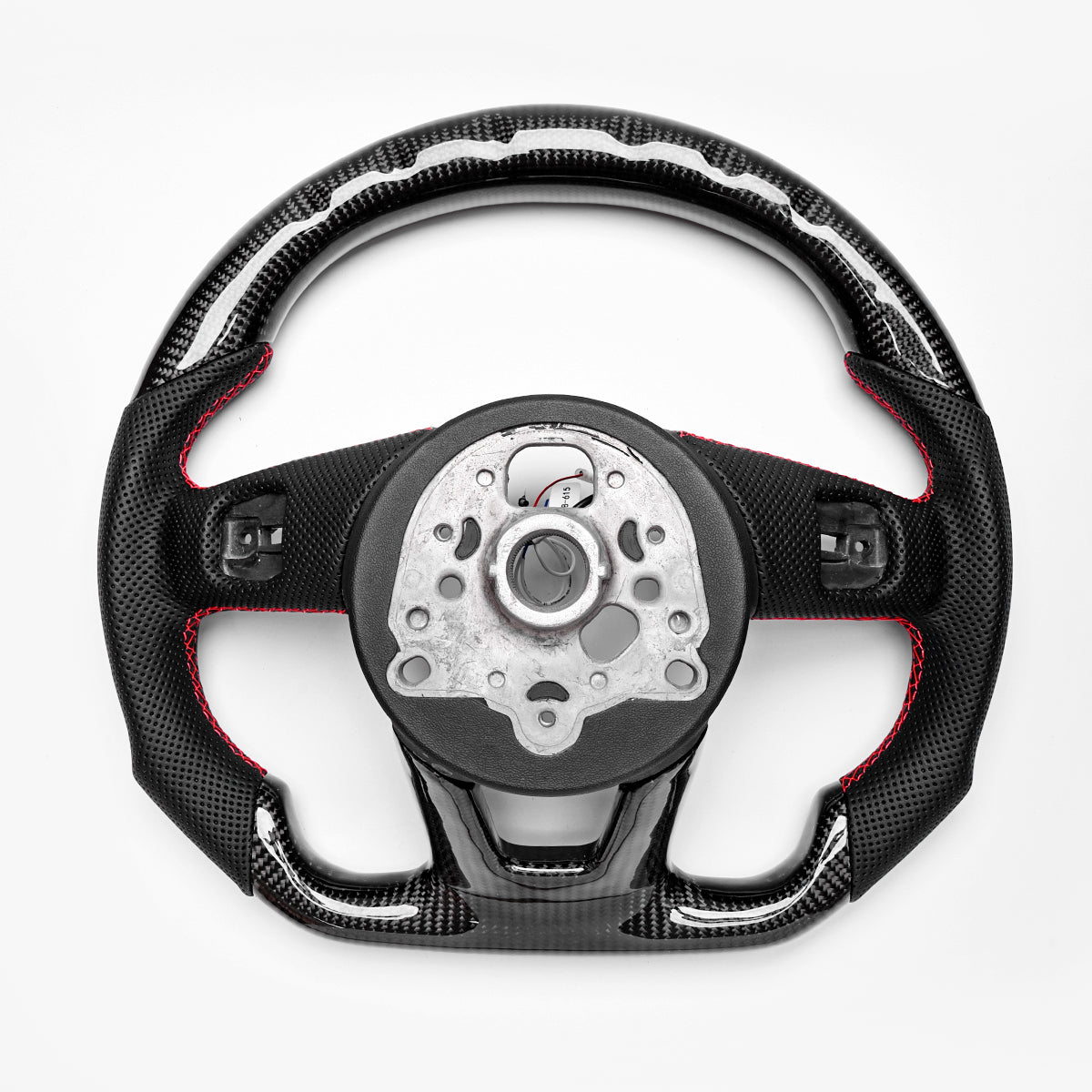 Revolve carbon fiber Flat Customized Sport LED Steering Wheel 17-22 RS A S 3 4 5 - revolvesteering