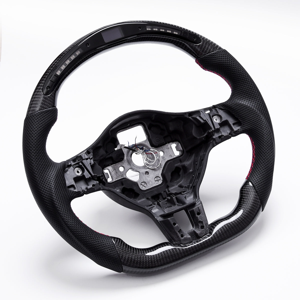 Revolve Carbon Fiber OEM LED Steering Wheel Volkswagen Golf 6 2010-2014 - revolvesteering