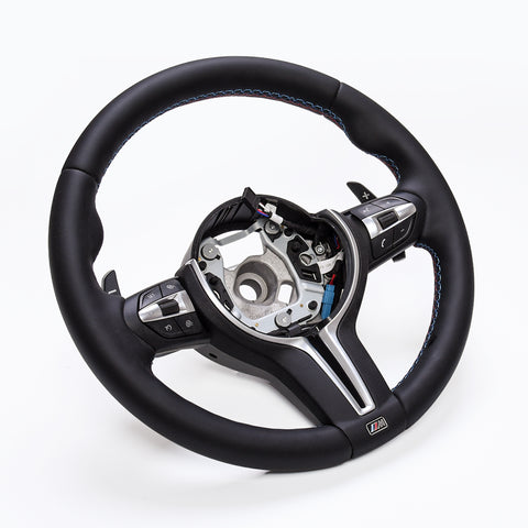 Revolve Alcantara Leather M Performance Steering Wheel | BMW M5 F10 F90 M6 F06 F12 F13 M8 F91 F92 F93/ 5 6 7 Series / GT F07 - revolvesteering