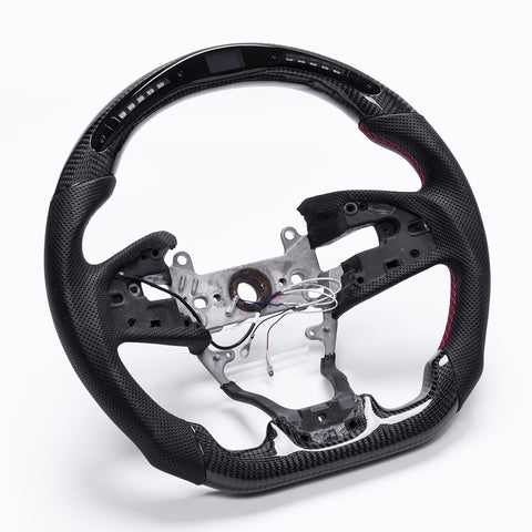 Revolve Carbon Fiber W/heated LED Steering Wheel for Jeep Wrangler JK Rubicon Gladiator 2011-2017