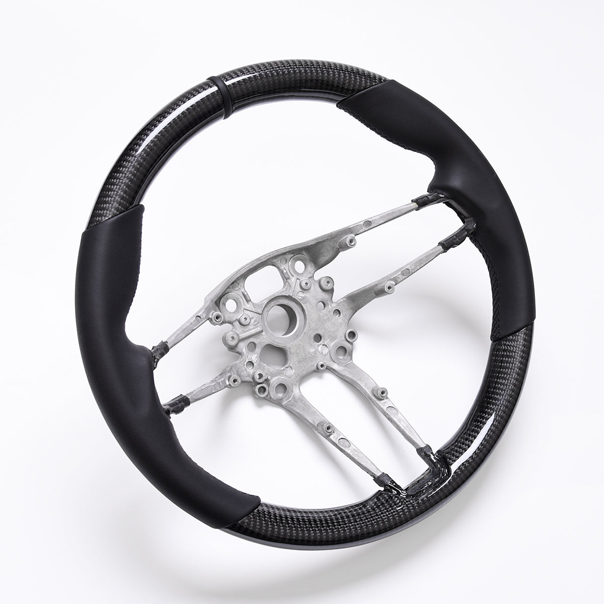 Revolve Carbon Fiber OEM Steering Wheel Porsche Taycan/Cayenne/Mission E/Panamera/Macan/911 2018-2023 - revolvesteering