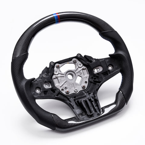 Revolve Carbon Fiber OEM Steering Whe BMW M2 G87 M3 G80 M4 G82 G83 1/2/3/4/Z Series F40 F44 G20 G21 G28 G22 G29 - revolvesteering