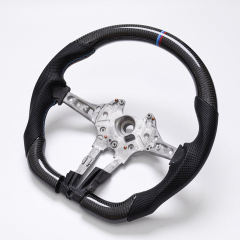 Revolve Carbon Fiber M Performance Steering Wheel | BMW M5 F10 F90 M6 F06 F12 F13 M8 F91 F92 F93/ 5 6 7 Series / GT F07 - revolvesteering