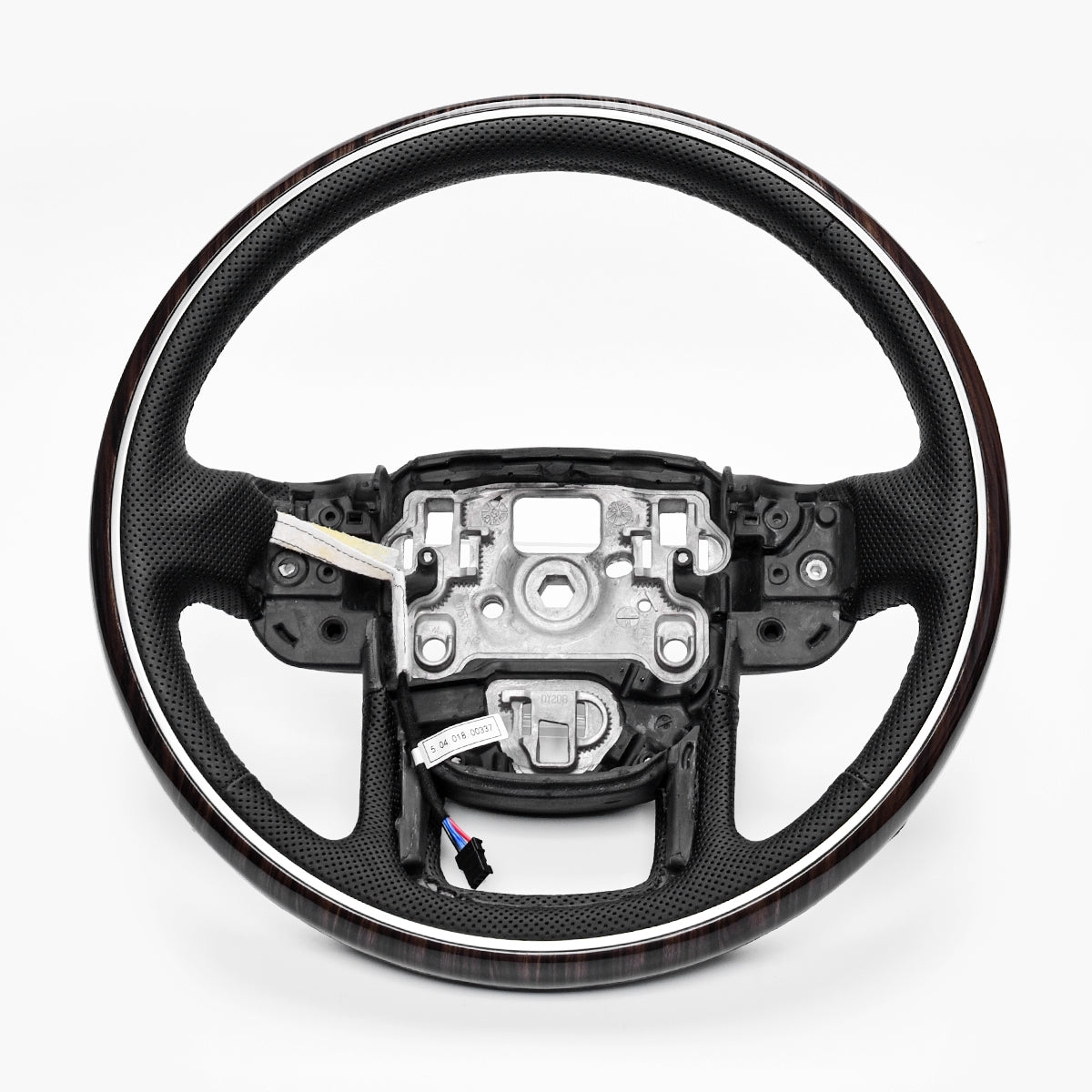 SUPERCHARGED WALNUT WOOD steering wheel Land Rover Range Rover Sport SVR L494 - revolvesteering