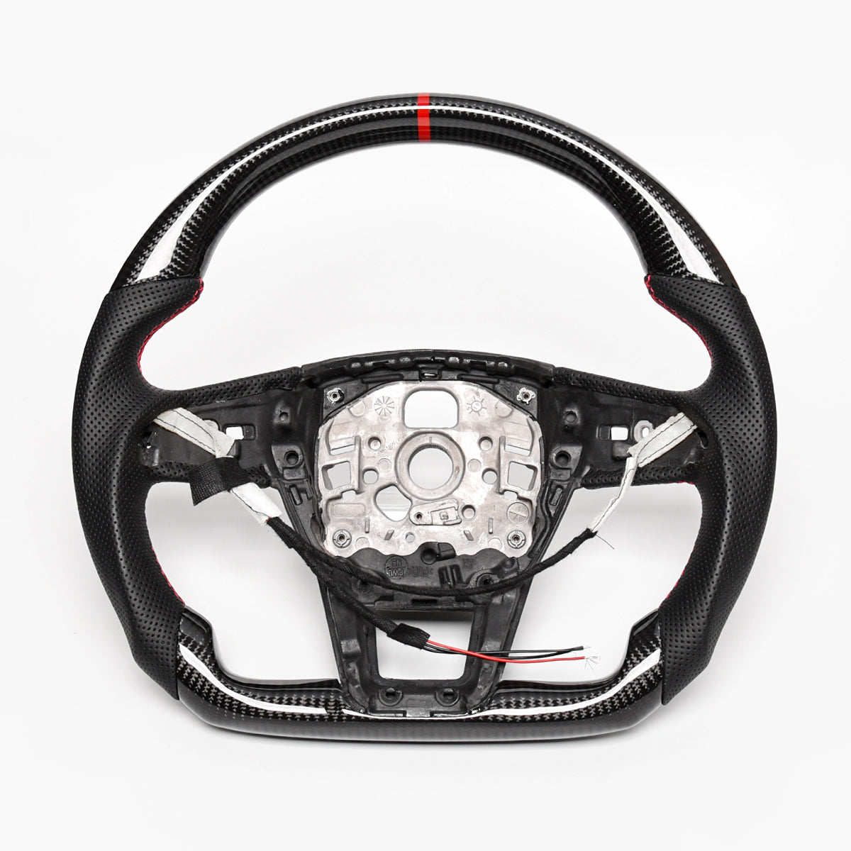 Revolve carbon fiber Flat Customized Sport Steering Wheel 2018-21 RS S A 6 7 Q5 Q8 - revolvesteering
