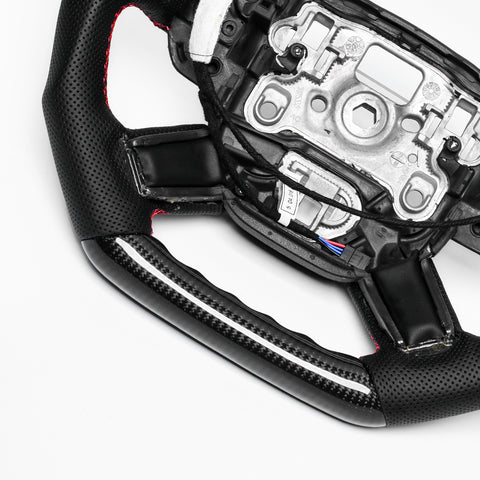 Revolve Carbon Fiber OEM Steering Wheel 2013-22 Land Rover Discovery SVR Defender L405 - revolvesteering