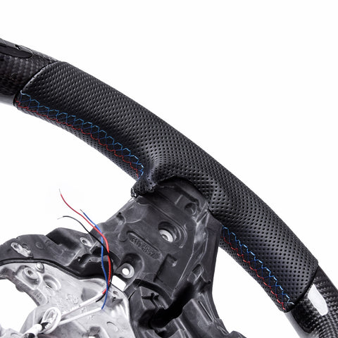 Revolve Carbon Fiber LED Steering Wheel BMW M5 G30 G31 G38 G32 G11 G12 G14 G15 G16 G01 G02 G05 G06/5 6 8 Series X3 X4 X5 X6 - revolvesteering