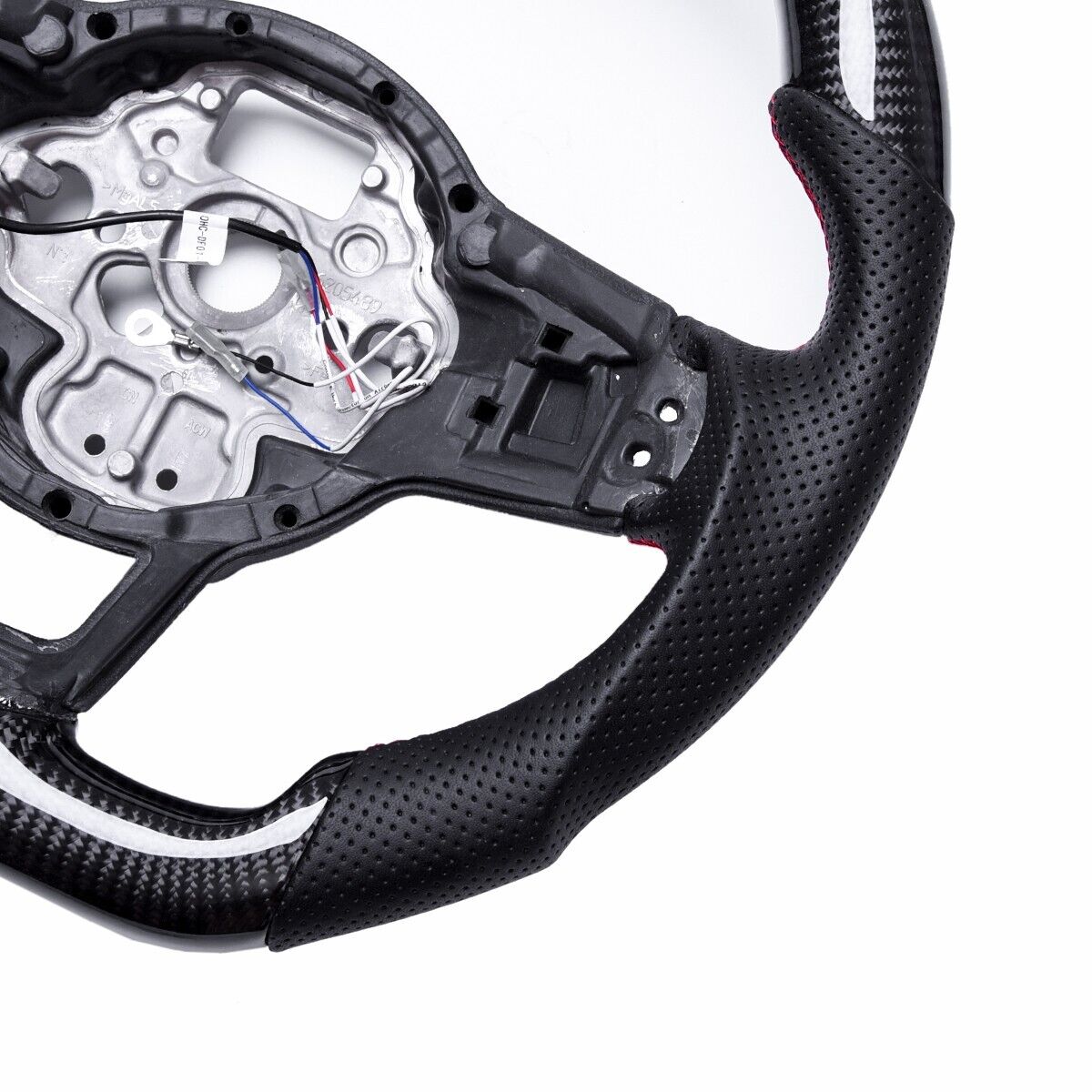 Revolve Carbon Fiber OEM LED Steering Wheel Volkswagen Golf 7 GTI R 2015-2017 - revolvesteering