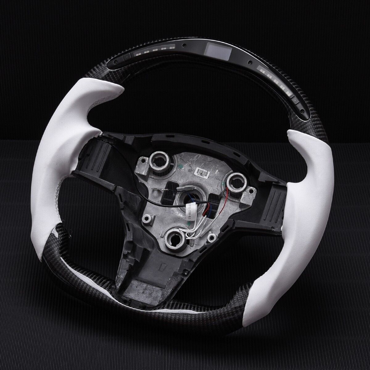 Revolve Carbon Fiber LED OEM Yoke Steering Wheel Tesla Model 3 2017-2023 - revolvesteering