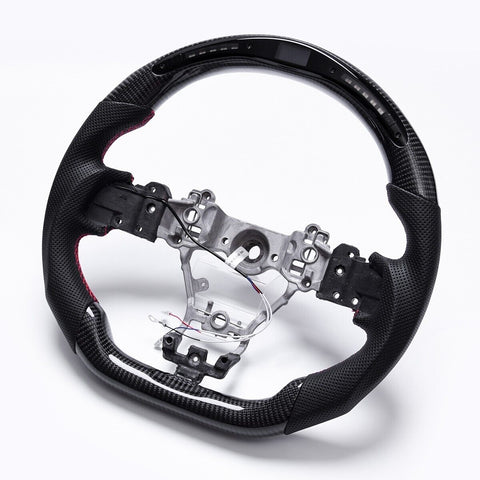 Revolve Carbon Fiber OEM LED Steering Wheel Subaru WRX/STI 2015-2021 - revolvesteering