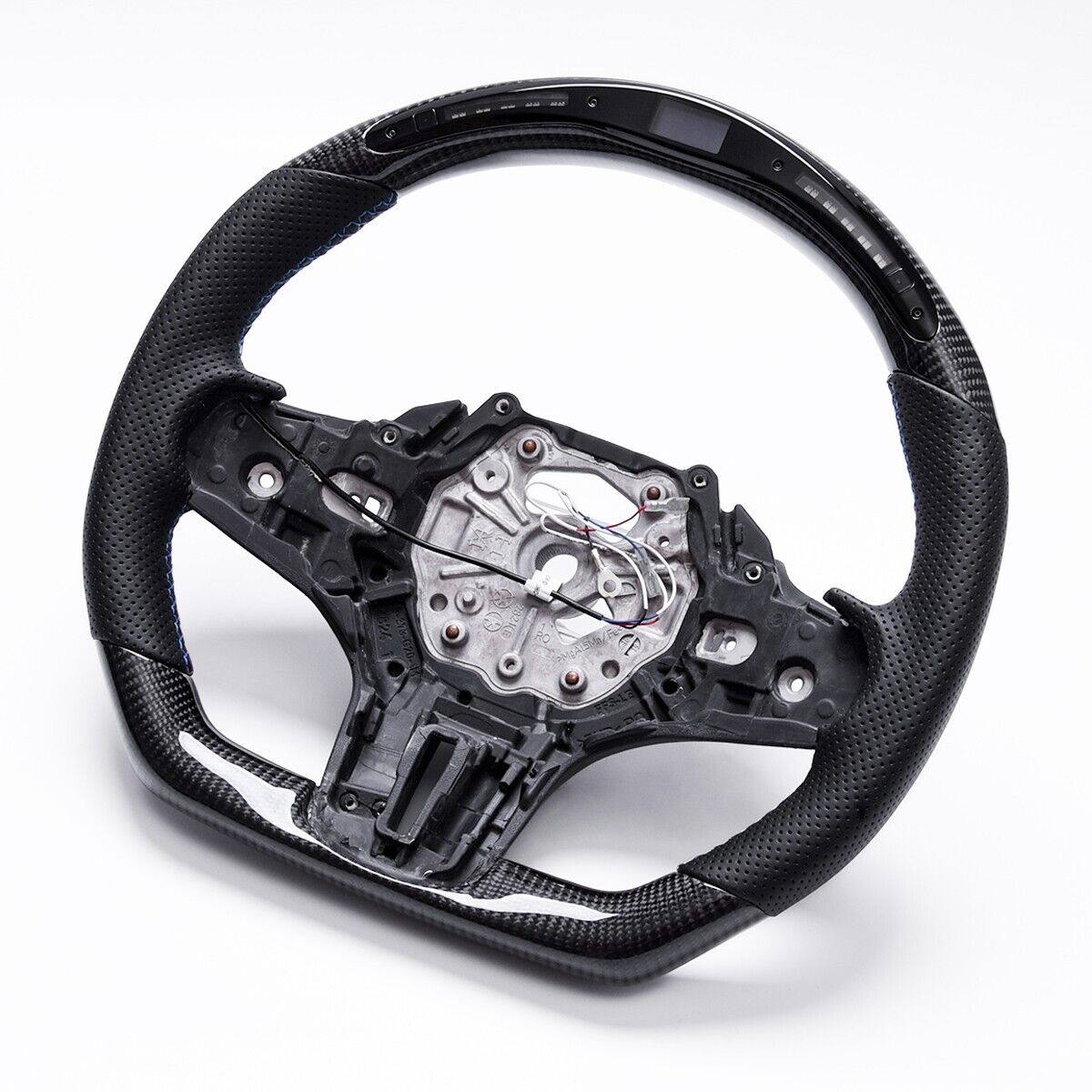 Revolve Carbon Fiber OEM LED Steering Whe BMW M2 G87 M3 G80 M4 G82 G83 1/2/3/4/Z Series F40 F44 G20 G21 G28 G22 G29 - revolvesteering