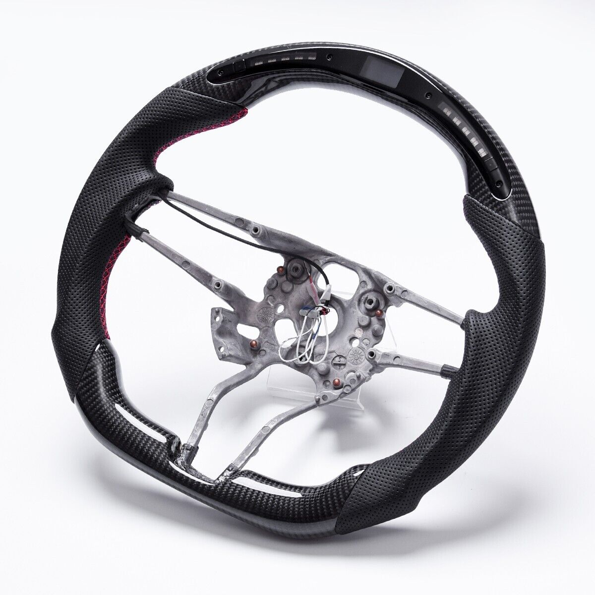 Revolve LED Carbon Fiber OEM Steering Wheel Porsche 991.2 / 718 / Cayenne 958.2 / Panamera 971 / Macan / 911 2014-2017 - revolvesteering